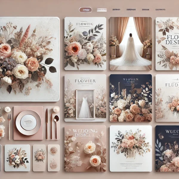 Event Floral Design Portfolio Template